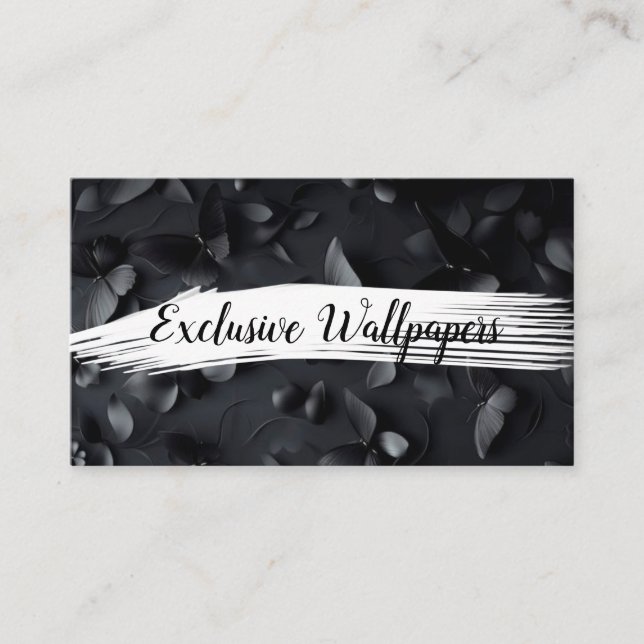 Carte De Visite Exclusive Handmade Luxury Wallpapers (Devant)