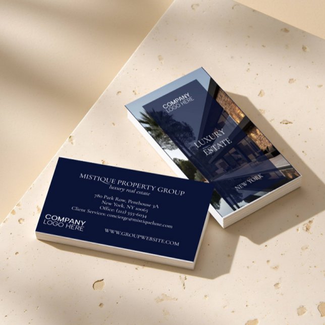 Carte De Visite Exclusive Real Estate Property photo professional  (Créateur téléchargé)