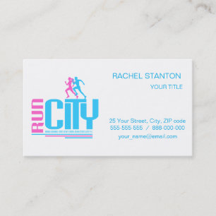 Carte De Visite Exécuter la ville