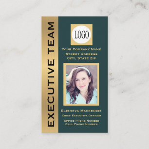 Carte de visite exécutif personnalisé moderne Mari