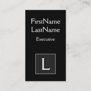 Carte de visite exécutive classique et traditionne
