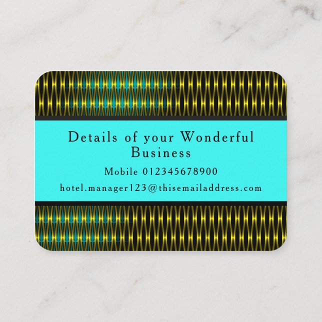 Carte De Visite Executive  Design (Dos)
