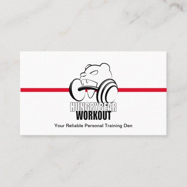Carte De Visite Exercice HungryBear (Devant)