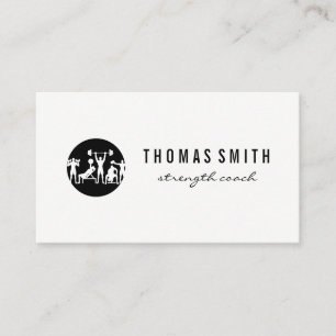 Carte De Visite Exercices d'entraînement   Fitness