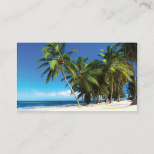 Carte De Visite Exotic beach throw pillow
