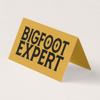 Carte De Visite Expert Bigfoot