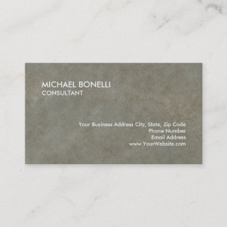 Carte De Visite Expert-conseil en Arrière - plan stylish Stone Gre