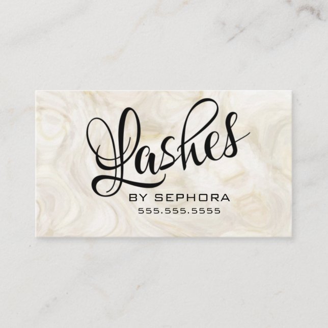 Carte De Visite Expert en consultation de beauté pour extensions d (Devant)