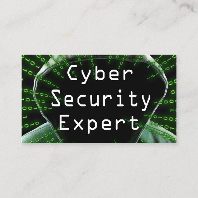 Carte De Visite Expert en cybersécurité (Devant)