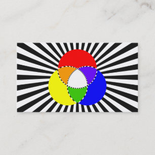 Carte De Visite explosion du graphique en couleurs