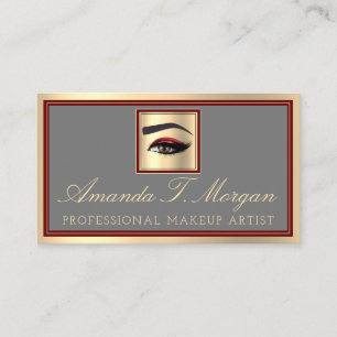 Carte De Visite Extension de la plage de maquillage professionnell