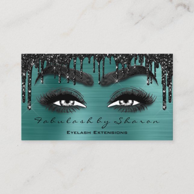Carte De Visite Extension Eyelash de maquillage Lecteurs de code Q (Devant)