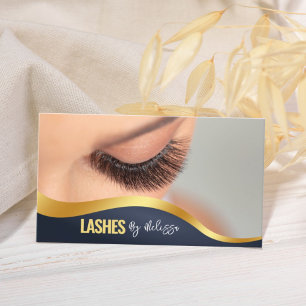Carte De Visite Extension Eyelash moderne Beauty Maquillage Artist