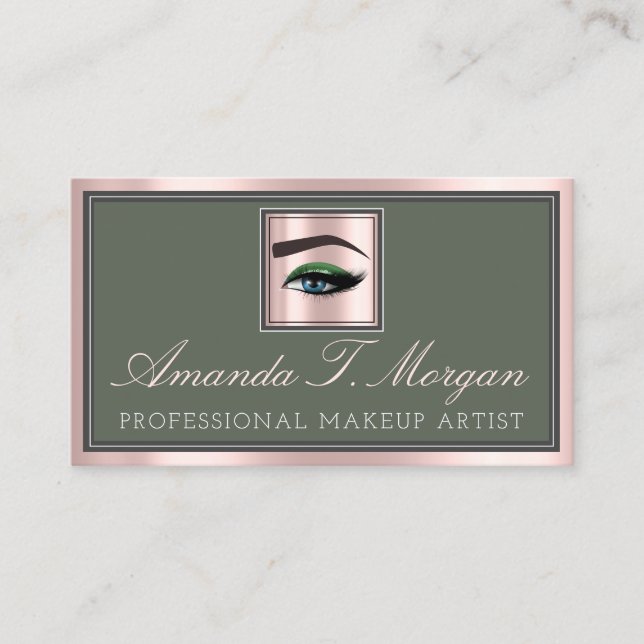 Carte De Visite Extension Lash de maquillage professionnel BrowPin (Devant)