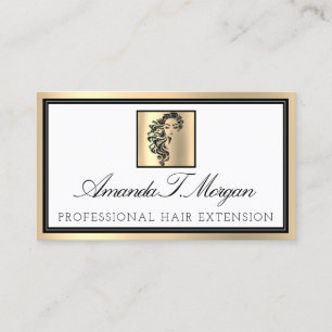 Carte De Visite Extension professionnelle Eyelash Hair Brosses Gol