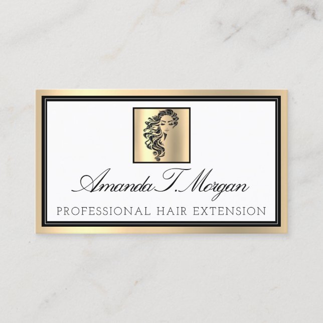 Carte De Visite Extension professionnelle Eyelash Hair Brosses Gol (Devant)