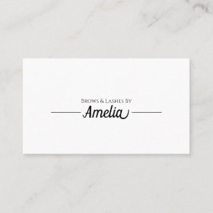 Carte De Visite Extensions de cils professionnelles & Microblading