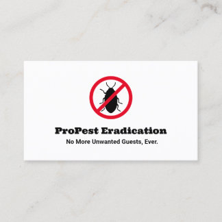 Carte De Visite Exterminateur de lutte antiparasitaire