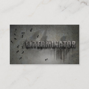 Carte De Visite Exterminator Business card