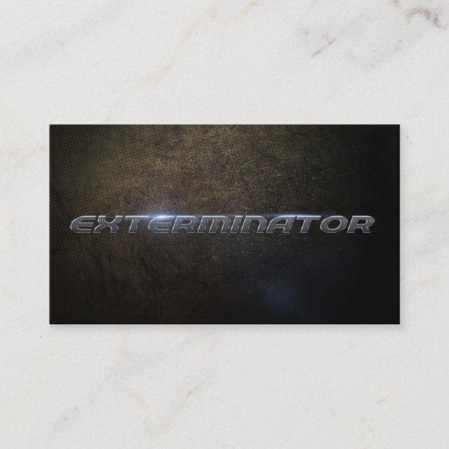 Carte De Visite Exterminator Business card (Devant)