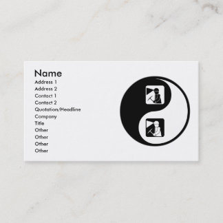 Carte De Visite Extraction de Yin Yang