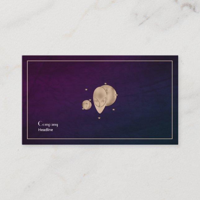 Carte De Visite Extraterrestre (Devant)