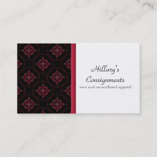 Carte de visite Extravagance moderne, Magenta