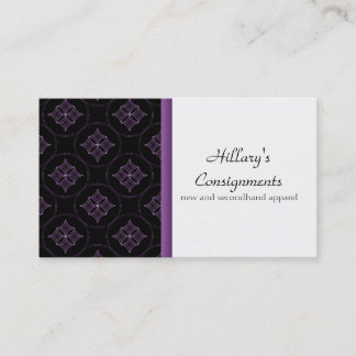 Carte de visite Extravagance moderne, violet