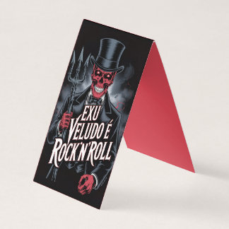Carte De Visite Exu Veludo é Rock'N'Roll #1