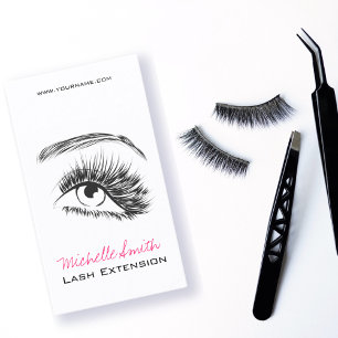 Carte De Visite Eye Sketch Mascara Lash Extension
