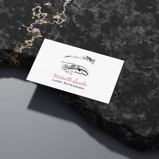 Carte De Visite Eye Sketch Mascara Lash Extension (Créateur téléchargé)
