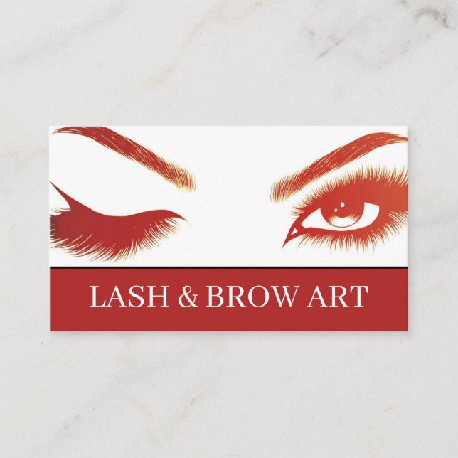 Carte De Visite Eyelash Extensions Beauté Salon Spa Voiture d'affa (Devant)