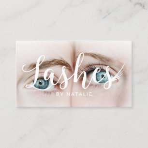 Carte De Visite Eyelash Extensions Lash Salon Photographie