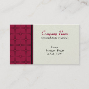 Carte de visite Fab rétro, Magenta