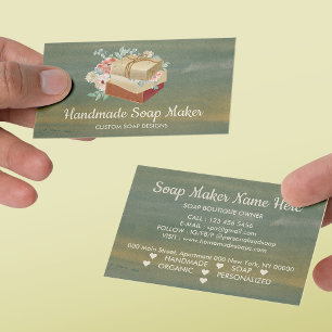 Carte De Visite Fabricant de bombes de bain et de savon artisanale