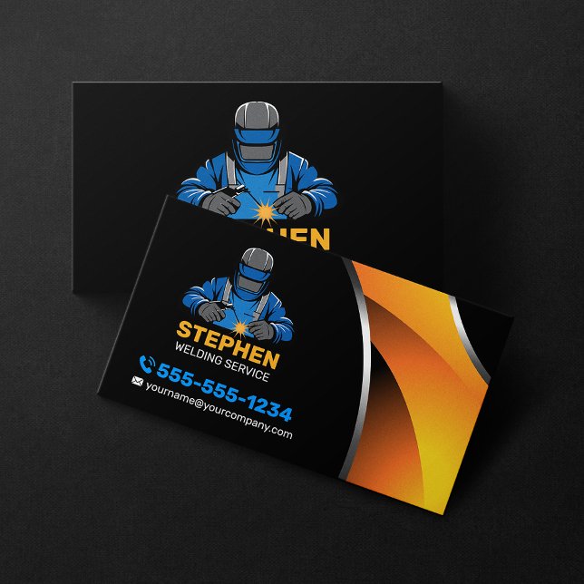 Carte De Visite Fabrication professionnelle de soudure métallique (Créateur téléchargé)