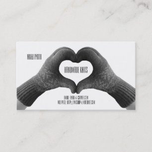 Carte de visite fait main de Knits