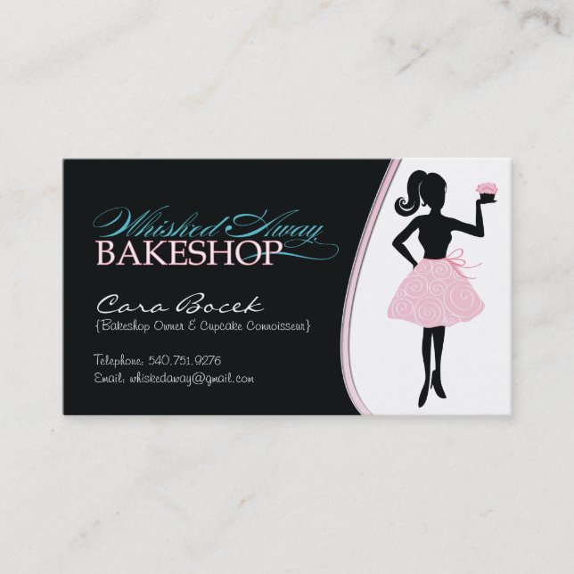 Carte de visite fait sur commande de boulangerie (Devant)