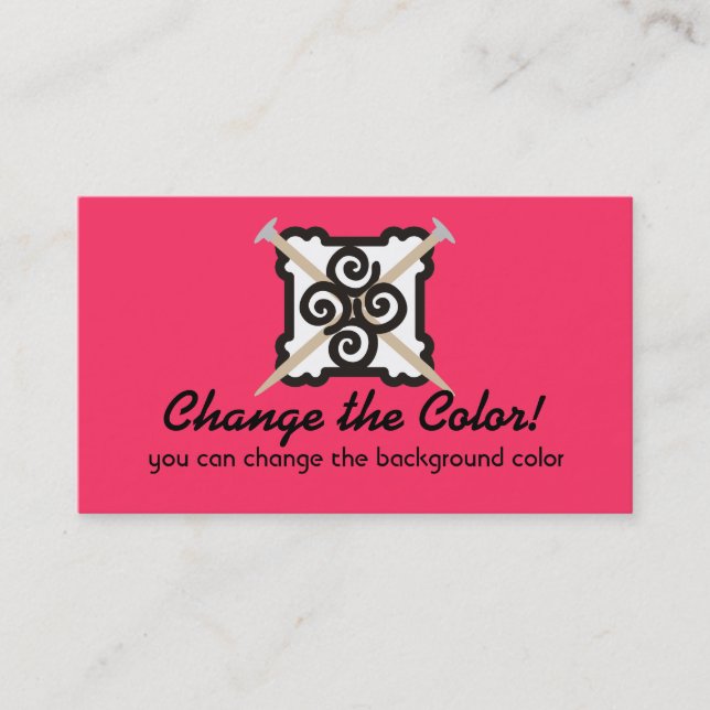 Carte de visite fait sur commande de couleur de (Devant)