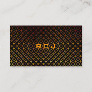 Carte de visite fait sur commande de monogramme