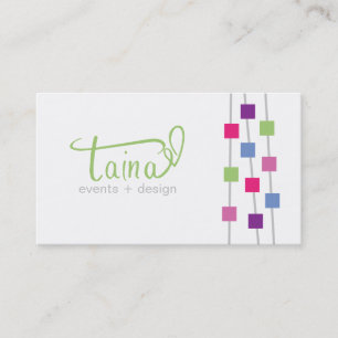 Carte de visite fait sur commande de planificateur