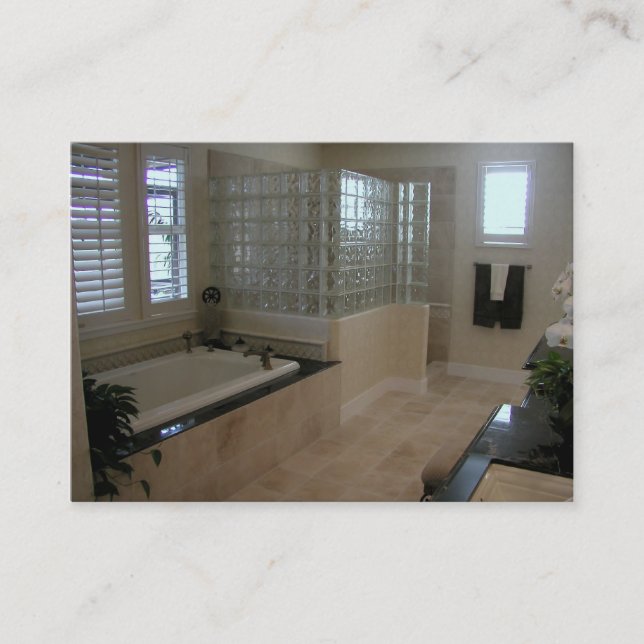 Carte de visite fait sur commande de salle de (Devant)