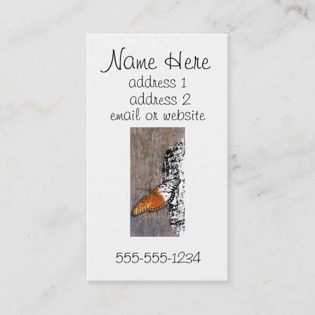 Carte De Visite Faites un pas dans la réalité (Devant)