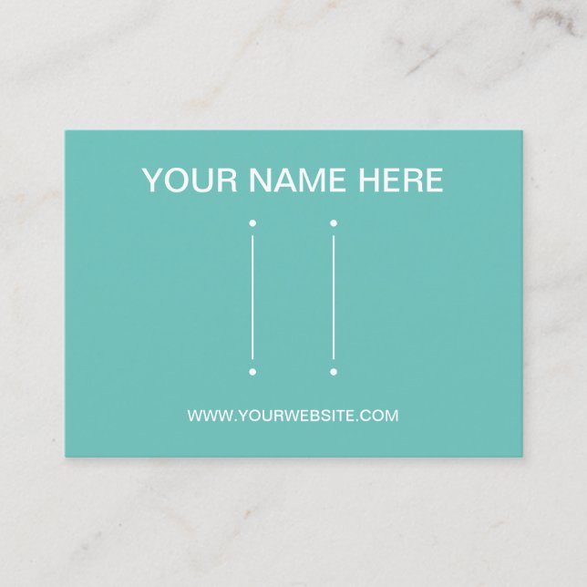 Carte De Visite Faites votre propre bijou et votre oreille (Devant)