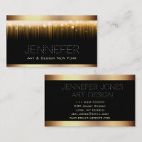 Fancy Bright Golden Light Moderne Stylé Artsy
