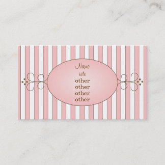 Carte De Visite Fancy Cupcake
