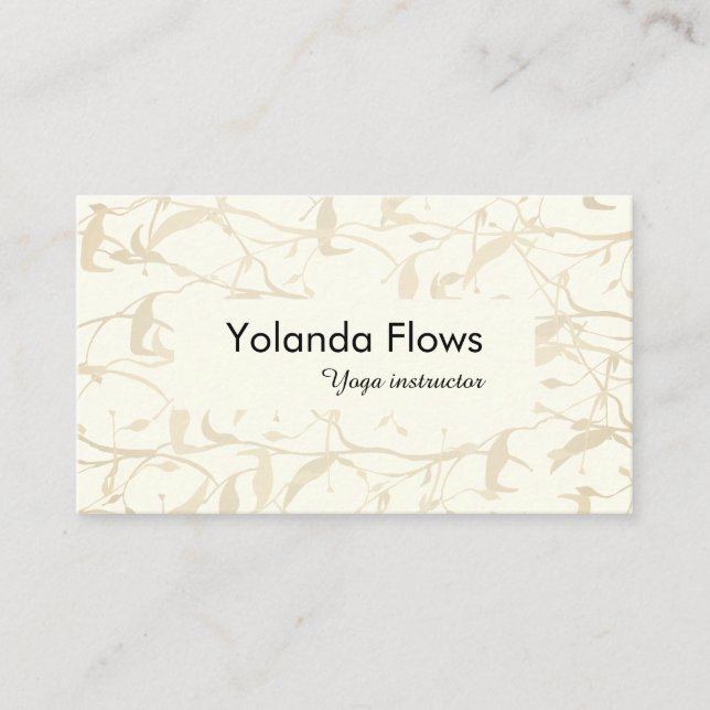 Carte De Visite Fancy Foliing (Devant)