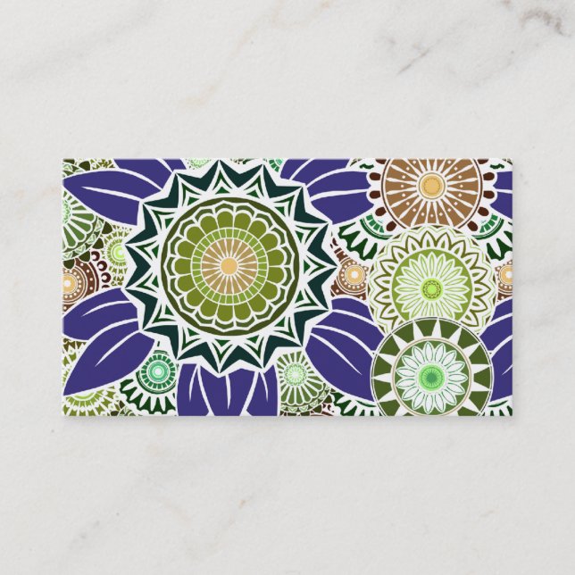Carte De Visite Fandango de Deco en olive et raisin (Devant)