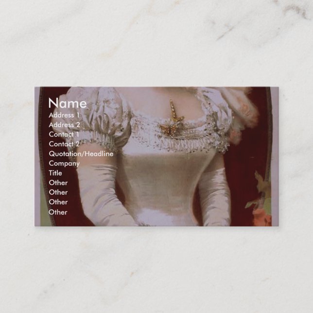 Carte De Visite Fanny Rice, 'The Comedy Queen' Retro Theatre (Devant)