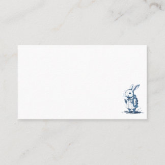 Carte De Visite fantasy doctor nurse healer bunny rabbit